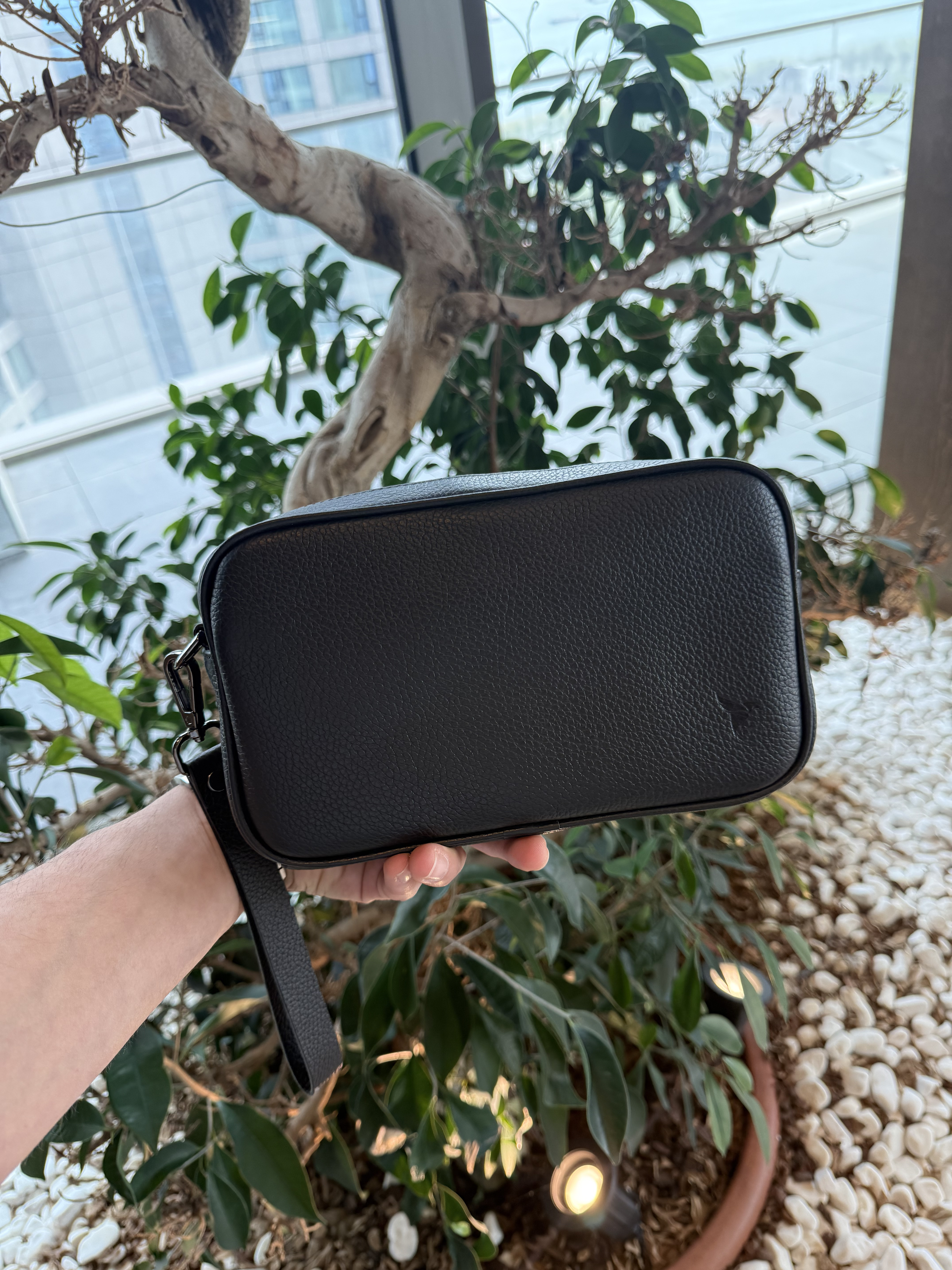 Premium Hakiki Deri Erkek El Çantası